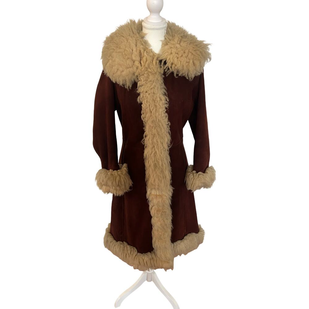 Insane 1970s Penny Lane Coat • True Vintage - Picture 2 of 8